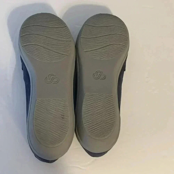 Clarks Cloud Steppers Blue Ayla Form Slip on Comfort Penny Loafer Size 8M - Picture 7 of 7